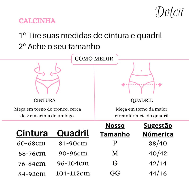 Tabela de medidas