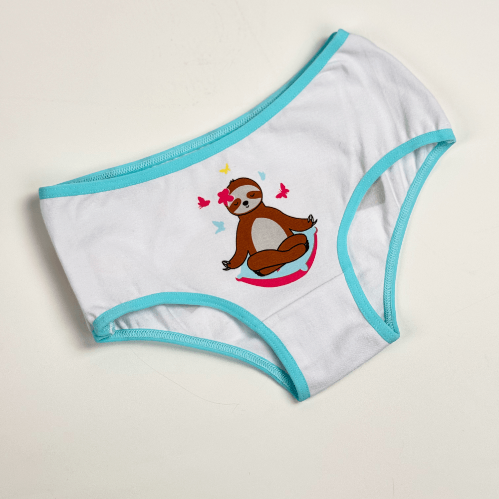 Calcinha Infantil Preguiça Zen