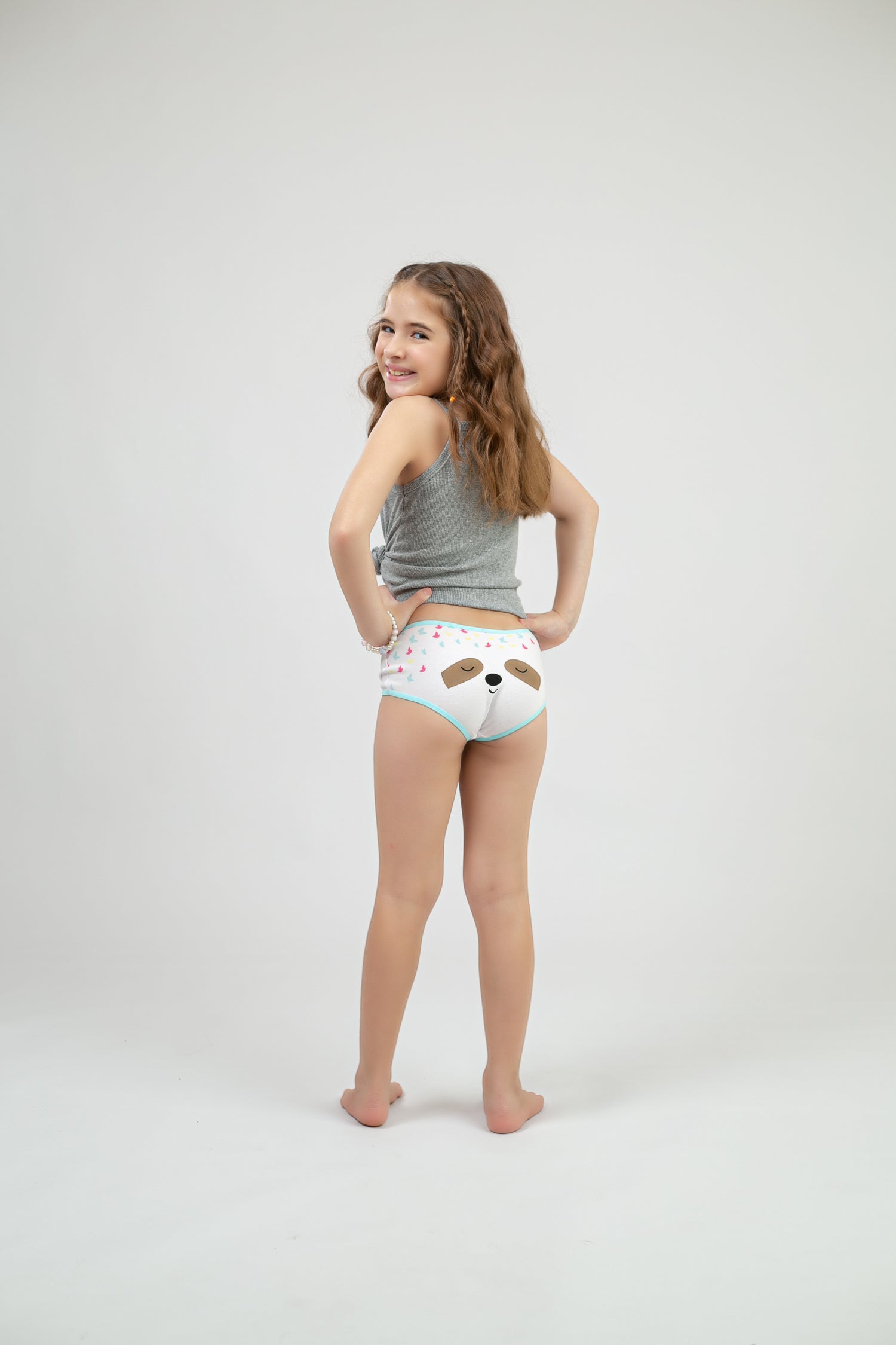 Calcinha Infantil Preguiça Zen
