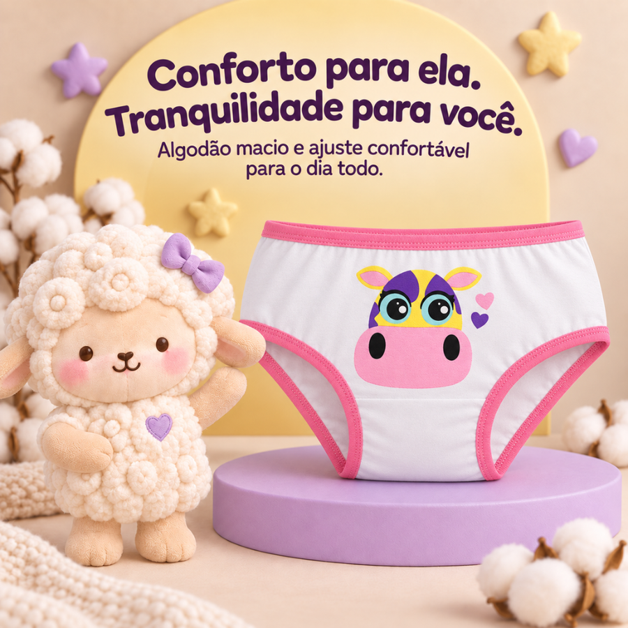 Calcinha Infantil Girafa